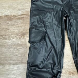 Pleather jumpsuit